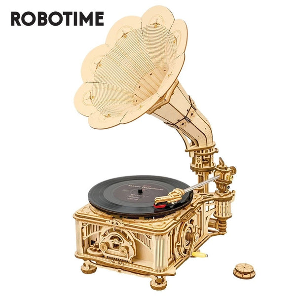 Grammophon Holzpuzzle Erlebnis