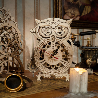 Zauberhafte Eulenuhr Puzzle